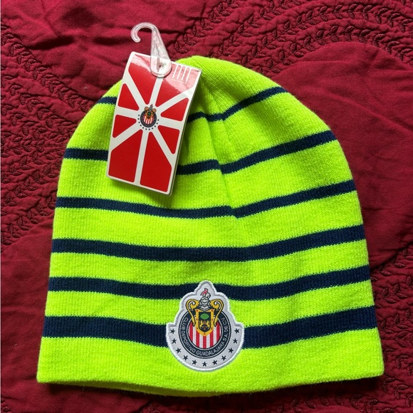 CHIVAS DE GUADALAJARA OFFICIALL , BEANIE , 100% ACRLYC - Picture 4 of 4